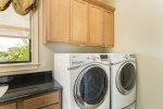 Your own laundry room, no need to take dirty clothes home with you